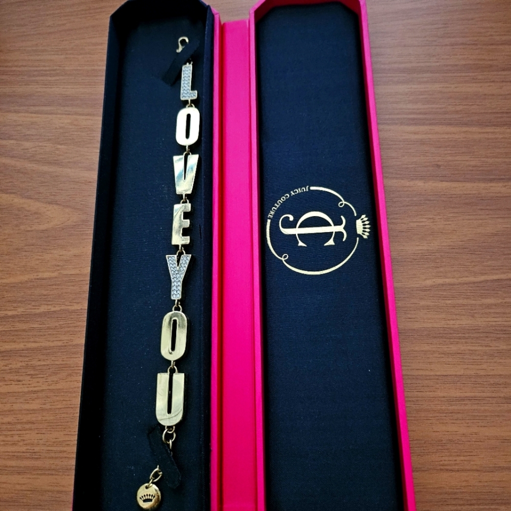 Juicy Couture "Love You" Bracelet